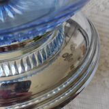 Glass and metal fruit cup