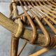 Fauteuil corbeille enfant en rotin