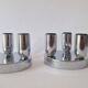 Set of Two Wall Lamps, Flush Mount, Sputnik, Space Age, Italy, 1970s