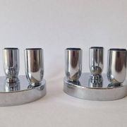 Set of Two Wall Lamps, Flush Mount, Sputnik, Space Age, Italy, 1970s