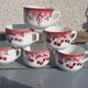 Tasses vintage luneville