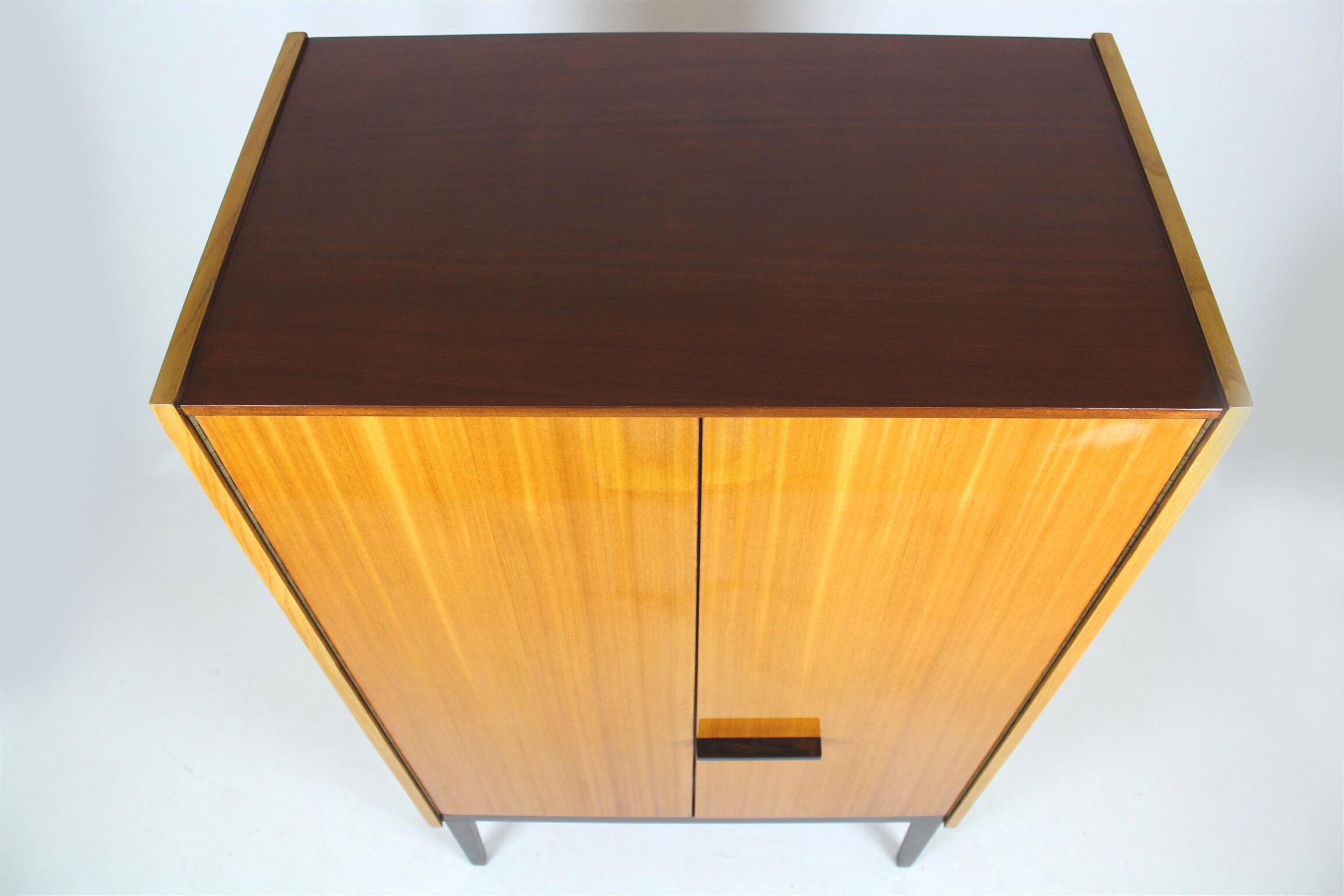 Small Mid-Century Wardrobe by František Mezulaník for UP Bucovice, 1960s