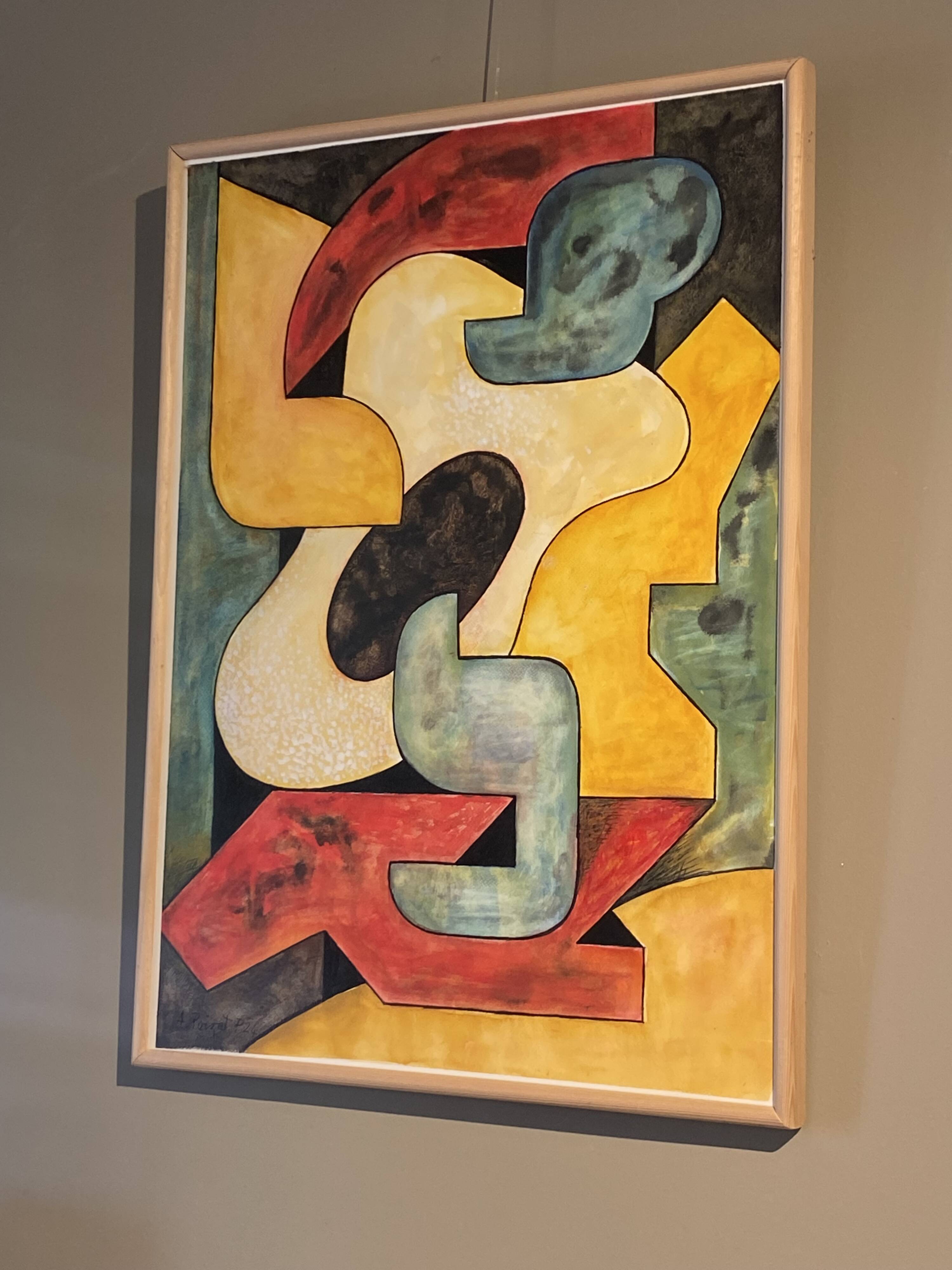 Graphic painting Albert Poizat