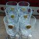 6 petits verres en cristal trempé d'environ 10 cl