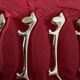 Silver dachshund knife holder