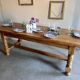 Table de ferme ancienne en bois massif