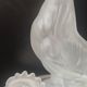 Zoomorphic carafe (28 cm) in Italian frosted glass - 1970s