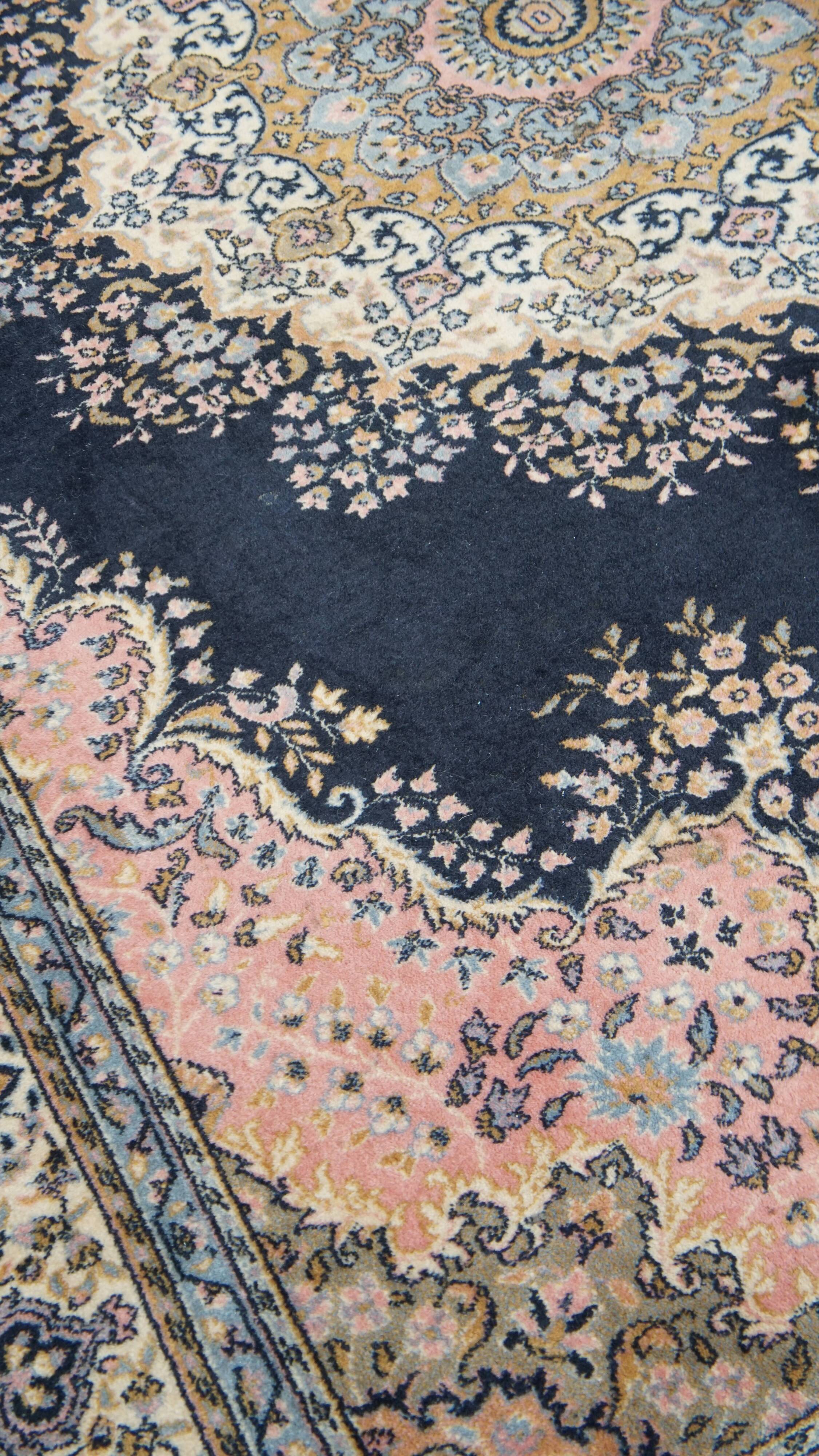 Rug in Pink and Dark Blue – 240x170 cm