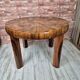 Restored Art Deco Walnut Burl Sunburst Extending Dining Table 1930s