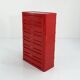 Red cabinet model “4964” by Olaf Von Bohr for Kartell, 1970