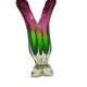 Vase by J. Hospodka for Chribska Glassworks, Former Czechoslovakia, 1960s