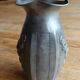 Art Deco pewter vase