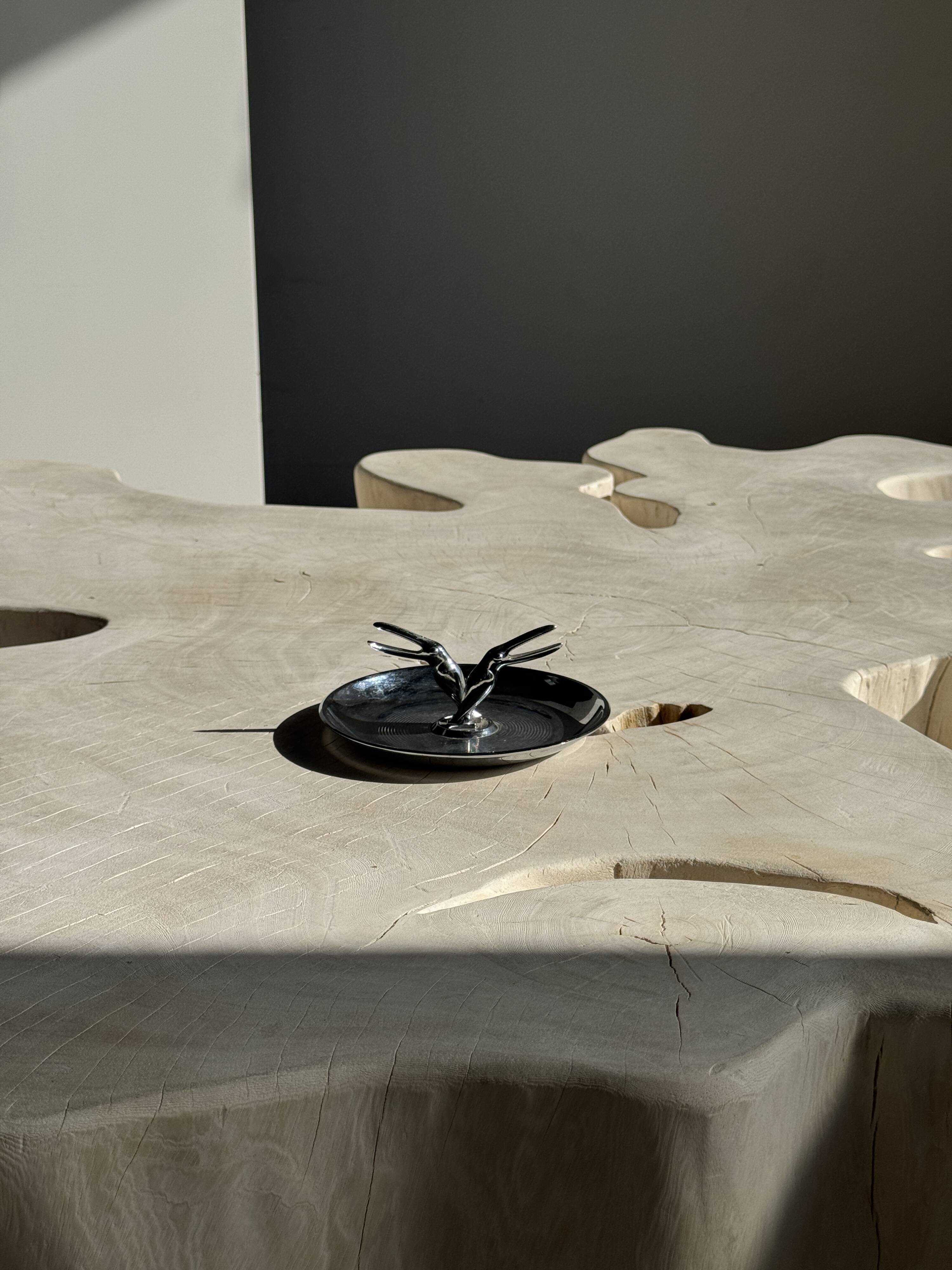 Pincherette 1950 USA Chrome Toucan Cigarette Holder