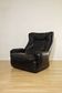 Orchidée leather armchair by Michel Cadestin for Airborne, France 1970's