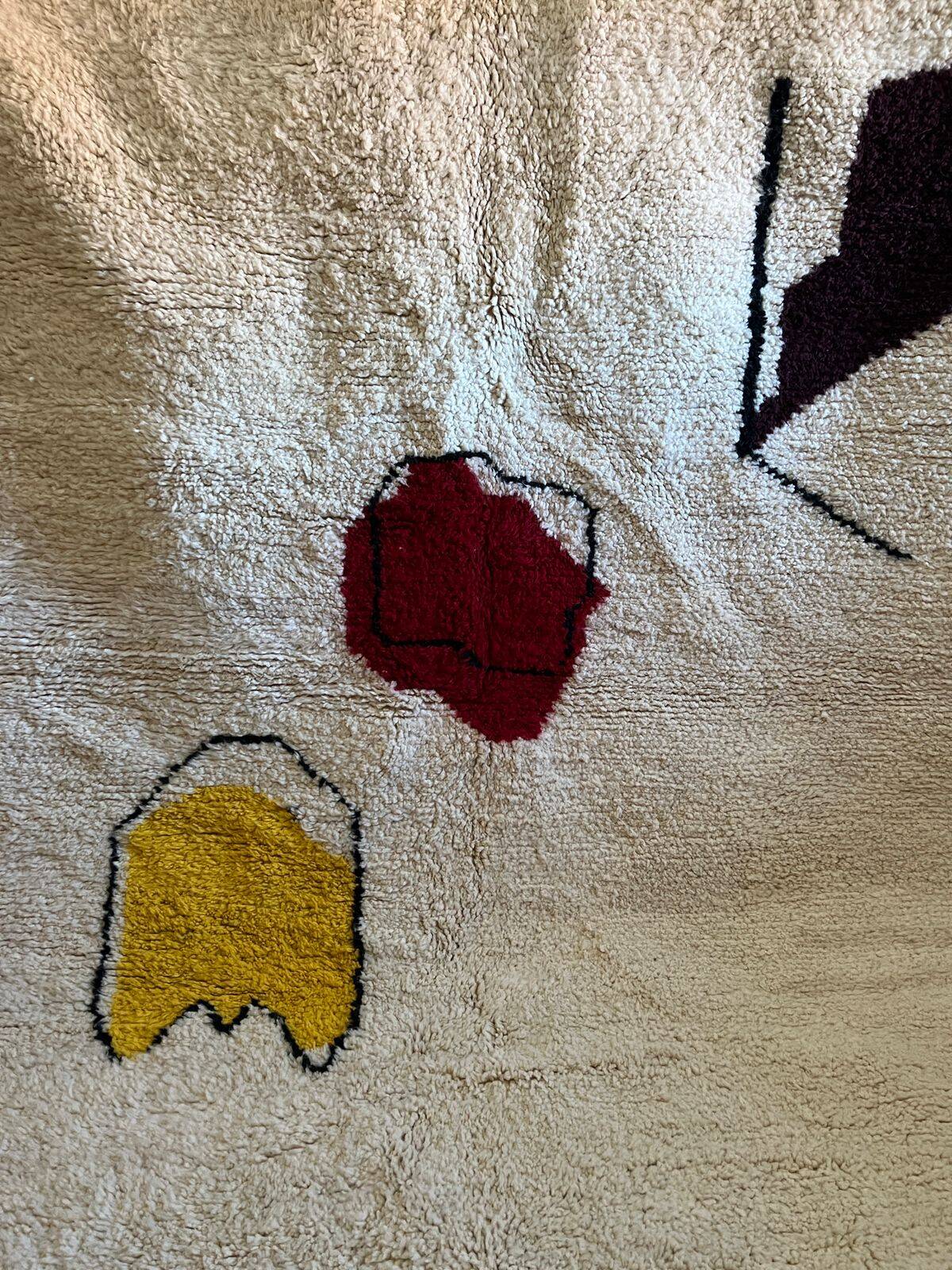 Contemporary Berber rug burst of silence 3*2 m