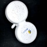 VALLAURIS, vintage ceramic pocket tray 1960 signed Ljj Laurent Jacques et Juliette 1960