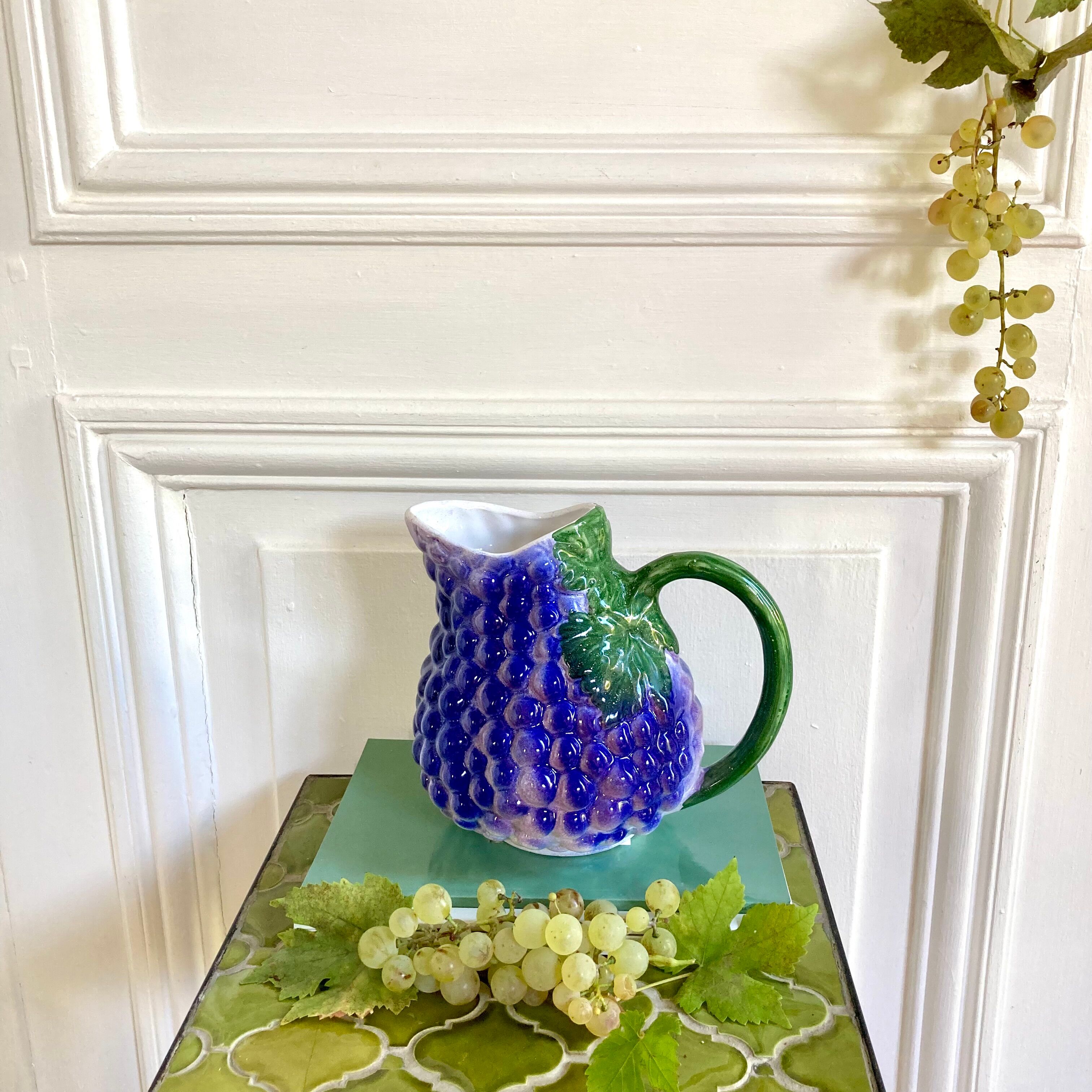 Pitcher grape slurry