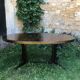Baumann oval table with extensions