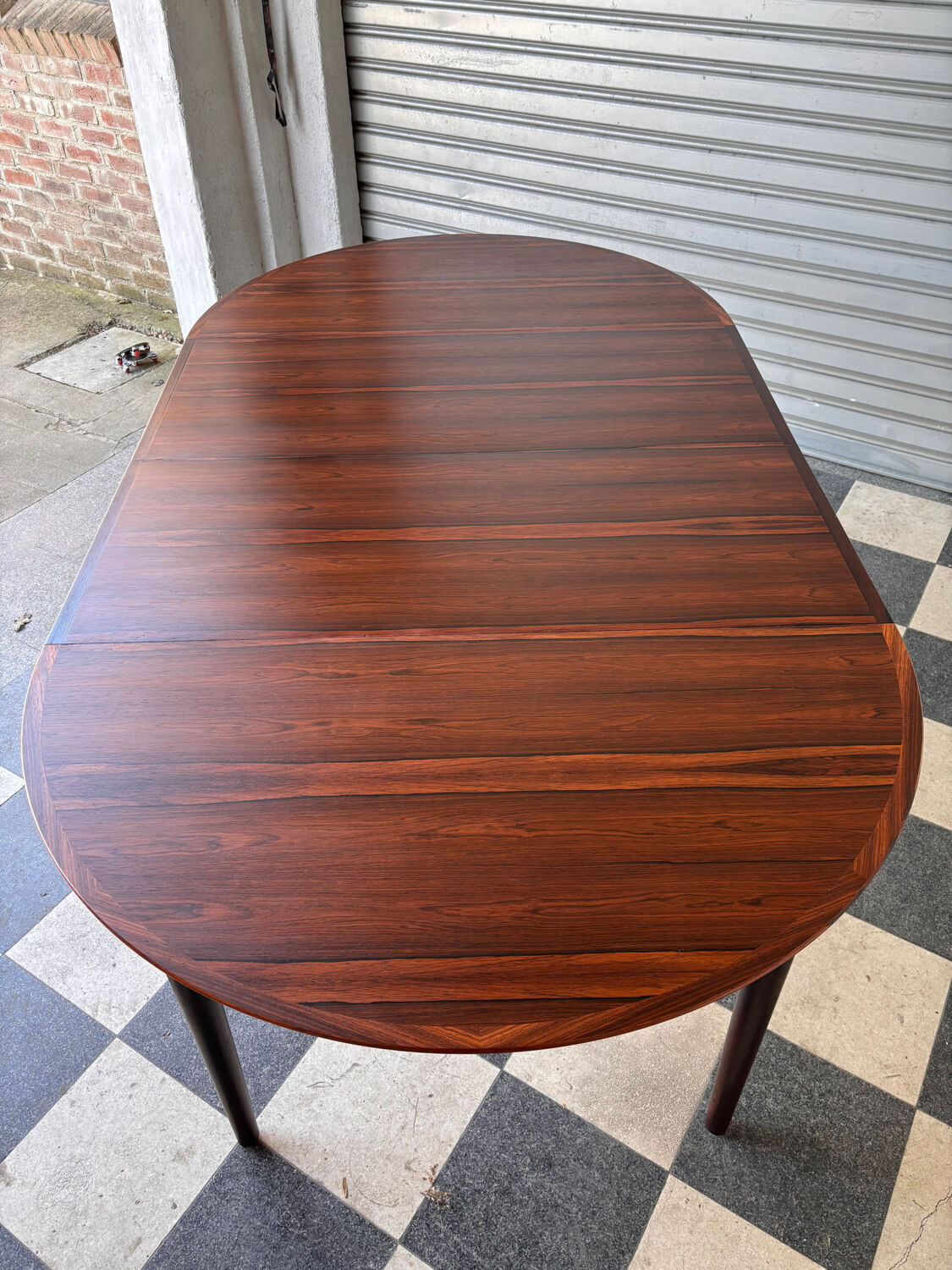 Table Arne Vodder en palissandre