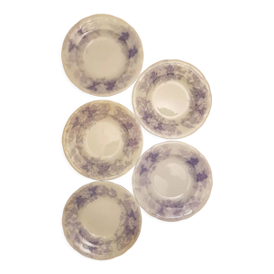 lot de 5 assiettes U&C