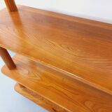 Vintage elm bookcase from the 80s