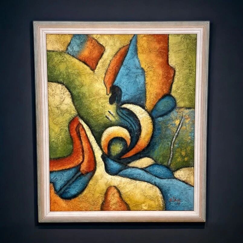 Two mid-20th century paintings by B. Long