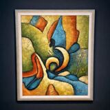 Two mid-20th century paintings by B. Long