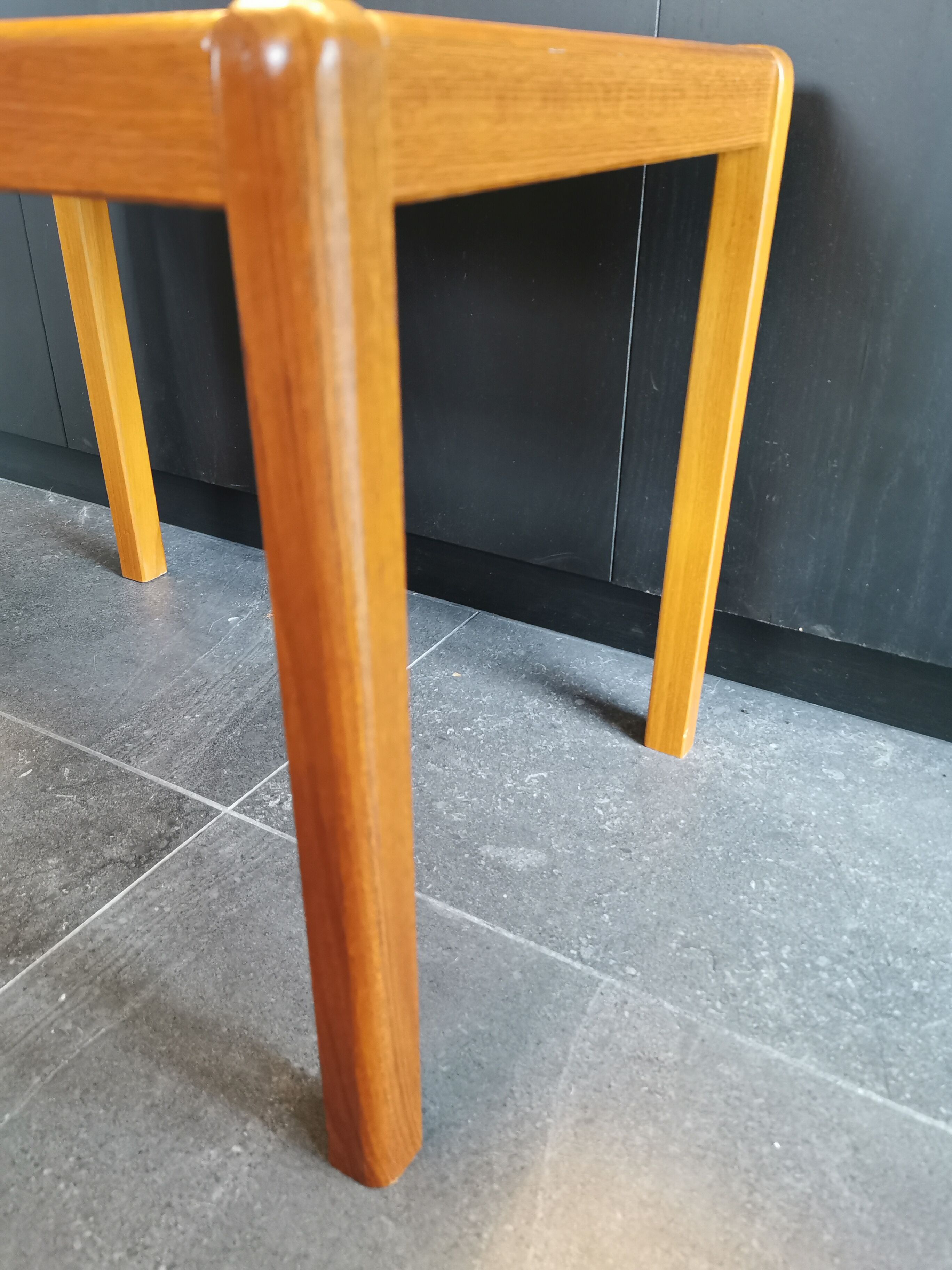 Table basse en teck scandinave vintage