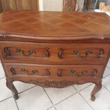 Chest of drawers 2 drawers Louis XV style