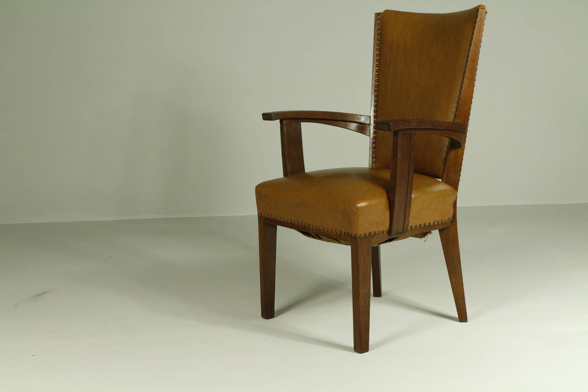 Armchairs by H. Wouda for H. Pander & Zn., 1920s, Set of 7