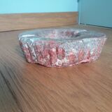 Cendrier presse papier en marbre rouge