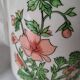 Vintage flowered stoneware teapot – 1970s