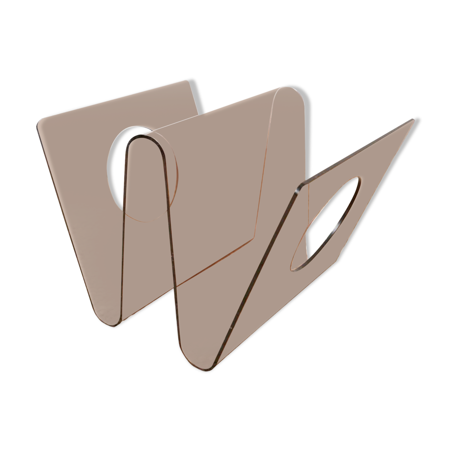Plexiglas magazine holder Michel Dumas