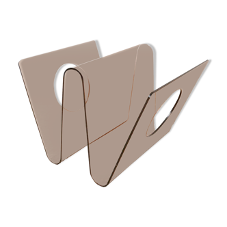 Plexiglas magazine holder Michel Dumas