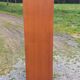 Vintage oak wardrobe with metal legs from the 1950s.