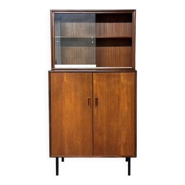 Teak display cabinet Formula Meubelen Kempkes vintage 1960s