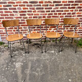Set of 4 formica chairs