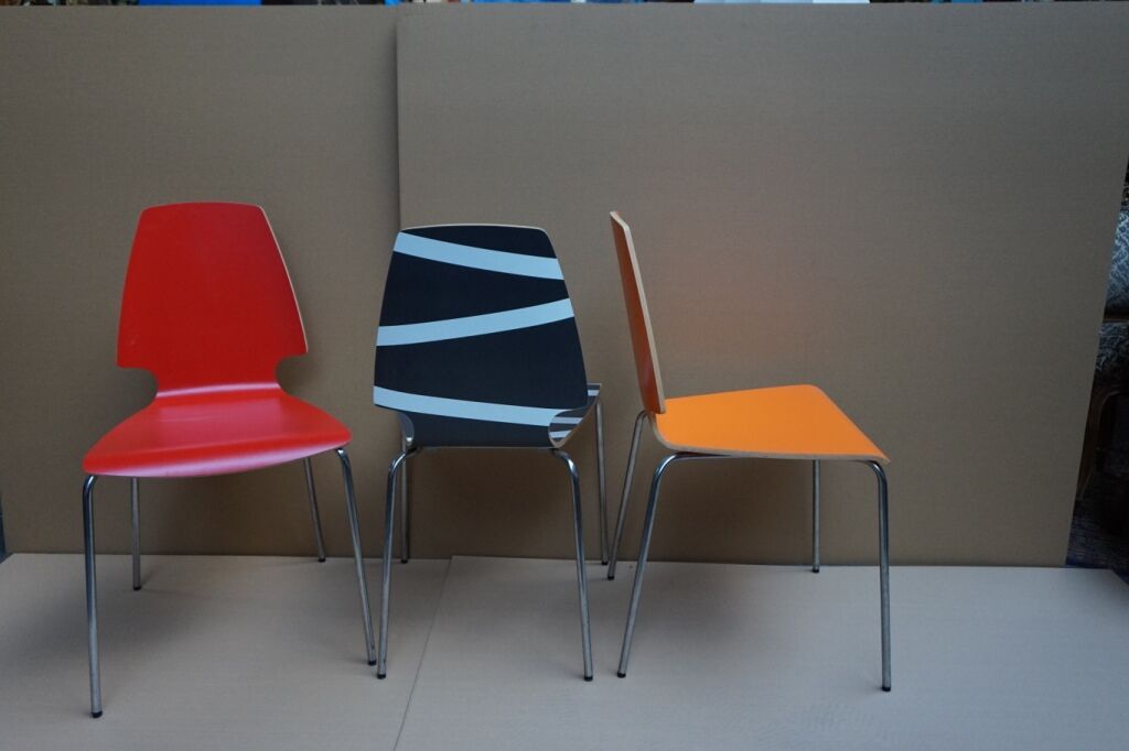 Set  of three vintage chairs