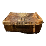 Vintage crocodile suitcase 50s