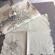 Embroidered antique tablecloth + 12 matching towels