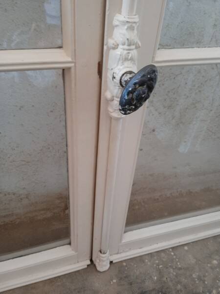 Arched window(s) + complete cremone, early 20th century, 223 cm