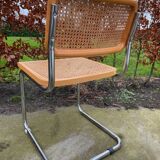 Lot of 4 Chairs Model Cesca designed by Marcel Breuer