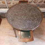 Walnut hot water table