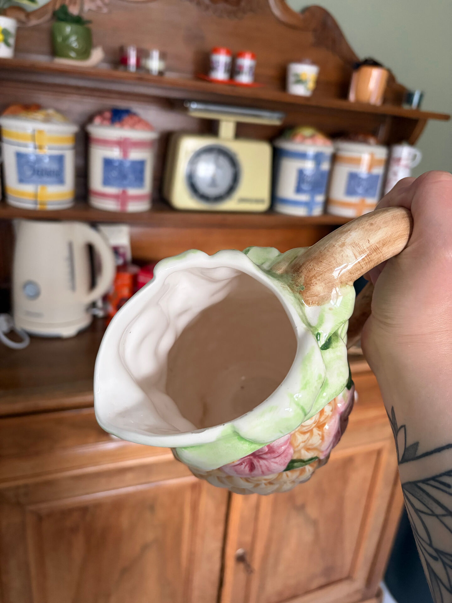 Jug with a spout