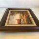 Countryside landscape painting oil on canvas signed