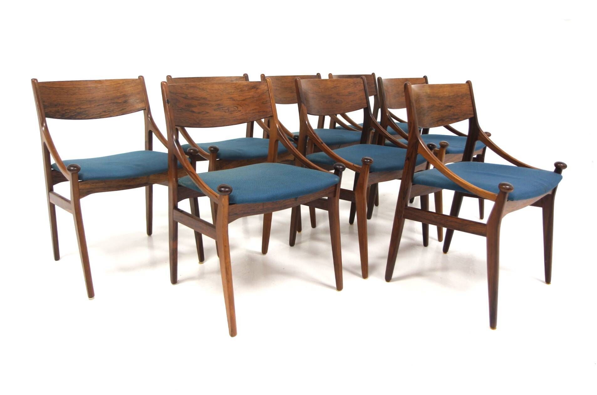 Set de 8 chaises "BT21" Vestervig Eriksen, Danemark, 1960