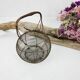 Wire salad spinner basket