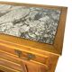 Commode de style Art Déco en bois de cerisier et noyer.