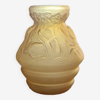 Vase Art Déco XL jaune