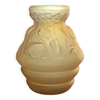 Vase Art Déco XL jaune